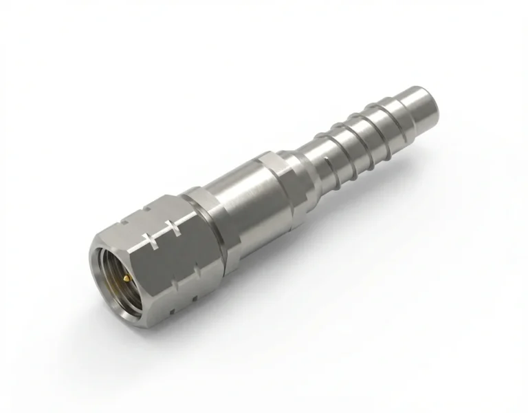 1.85mm Male Straight RF Connector – Fits CFT240 Coaxial Cable – AP4060S Cable Armor