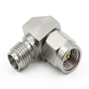 SMA Female to SMA Male Right Angle RF Adapter