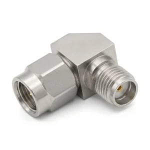 SMA Male to SMA Female Right Angle RF Adapter
