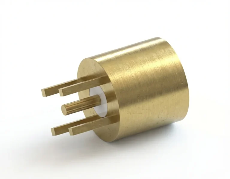 SMP Male Smooth Bore PCB Coaxial Connector – Thru Hole, Gold Plated, Solder
