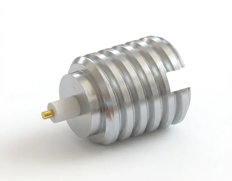 SSMP Male Smooth Bore Coaxial Connector – Stub Terminal, Thread-In, Solder
